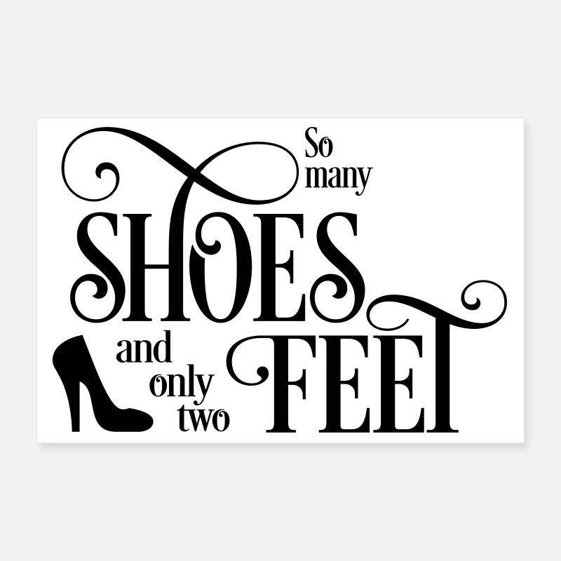 Chaussures Poster 30 x 20 cm