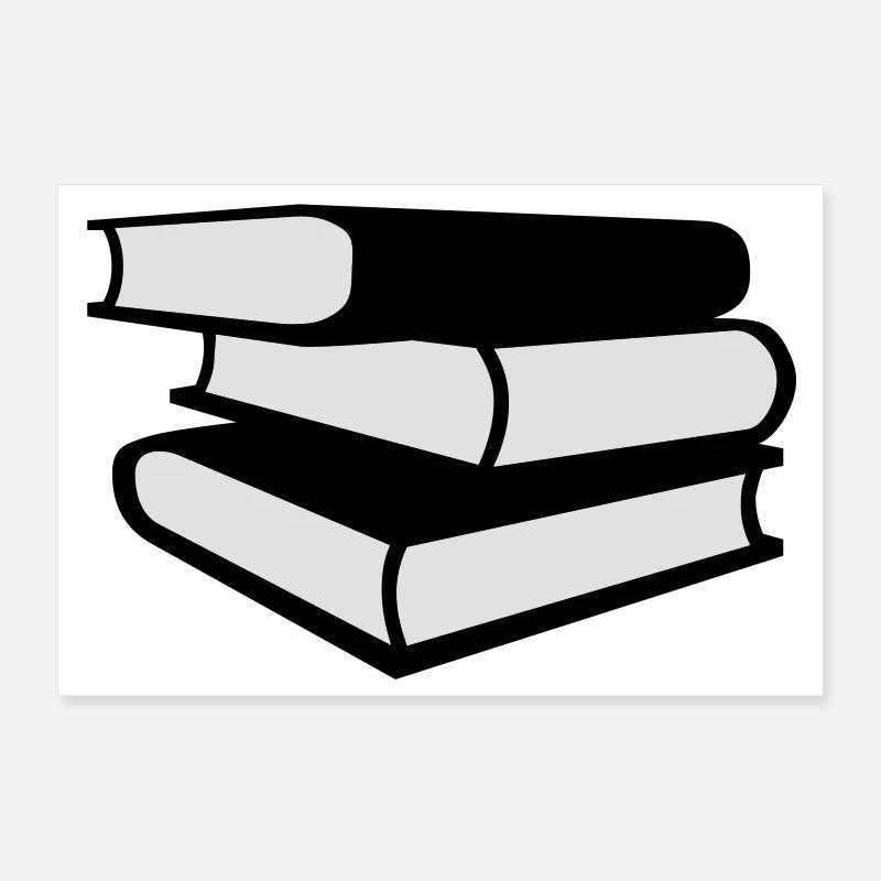 Bücher Poster 30x20 cm