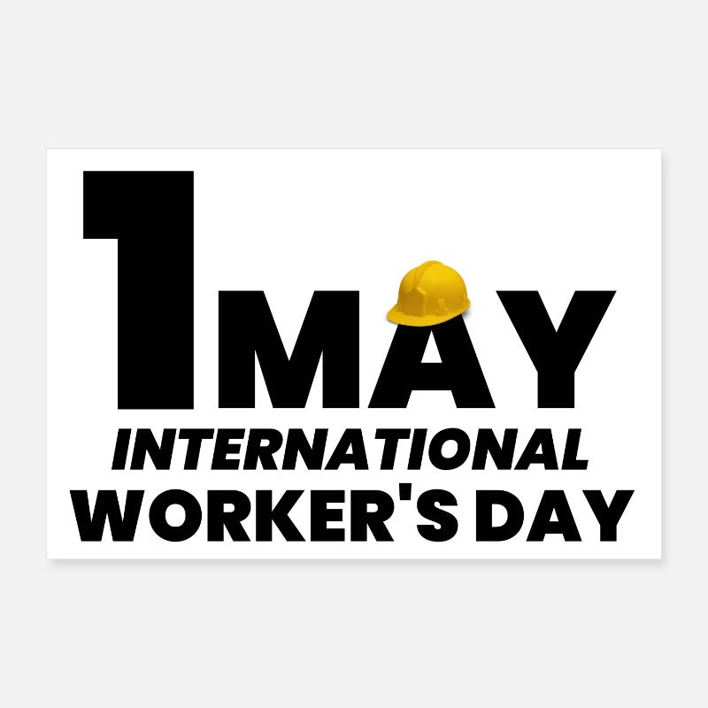 fête du travail, 1er mai Poster 30 x 20 cm
