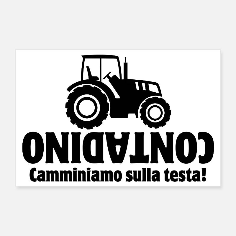 farmer, Italy, farmer Poster 12" x 8" (30x20 cm)