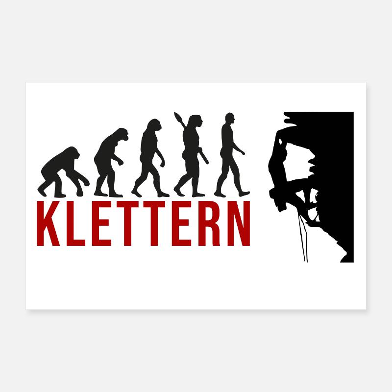 Ecolution Klettern Poster 30x20 cm