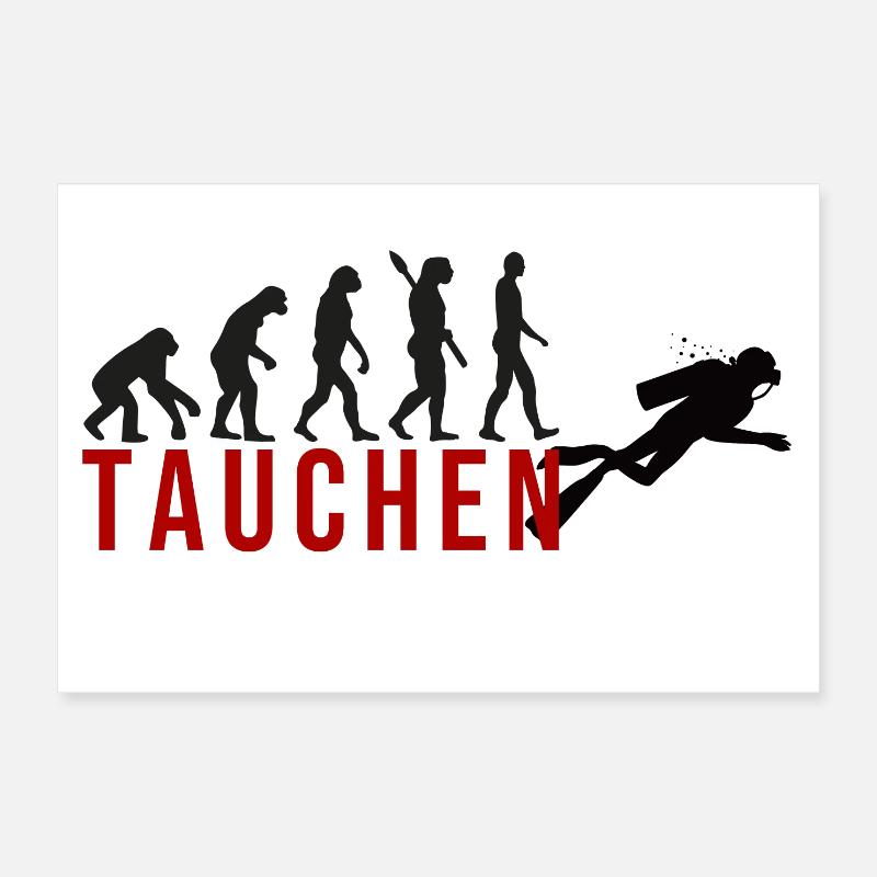 Ecolution Tauchen Poster 30x20 cm