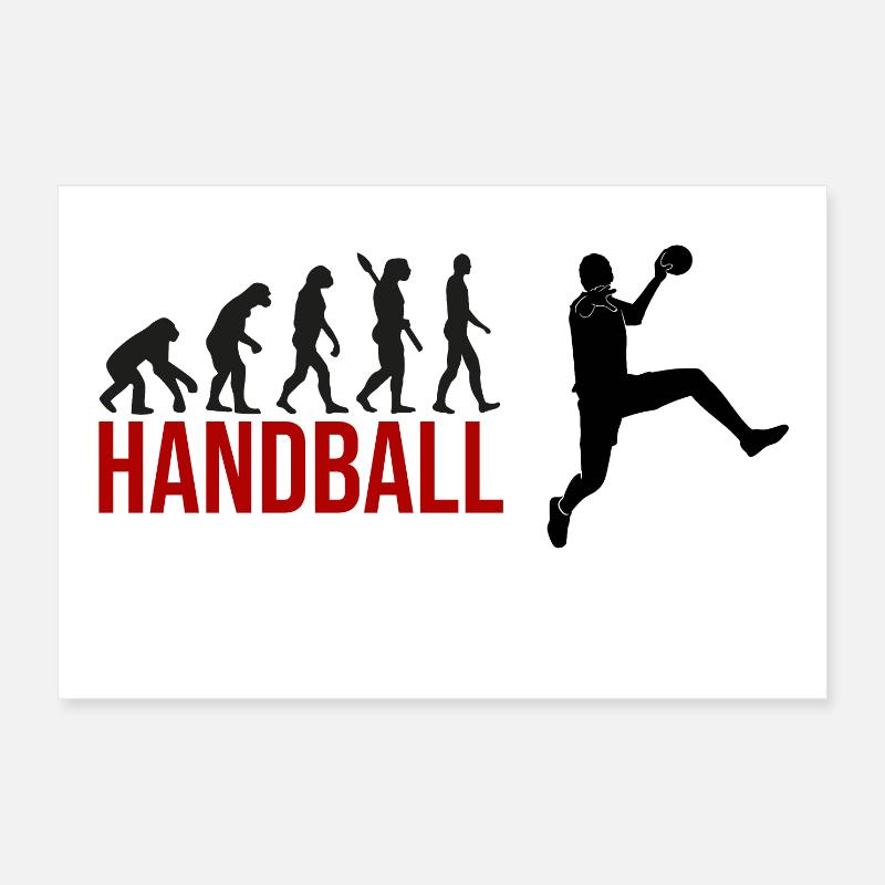 Evolution Handball Poster 30x20 cm