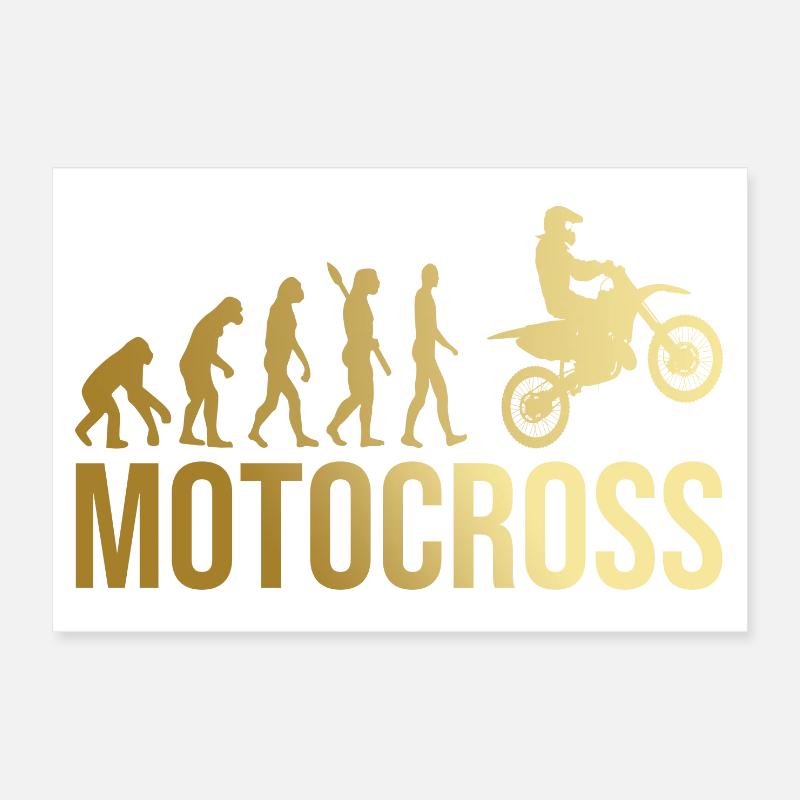 Evolution Motocross Poster 30x20 cm