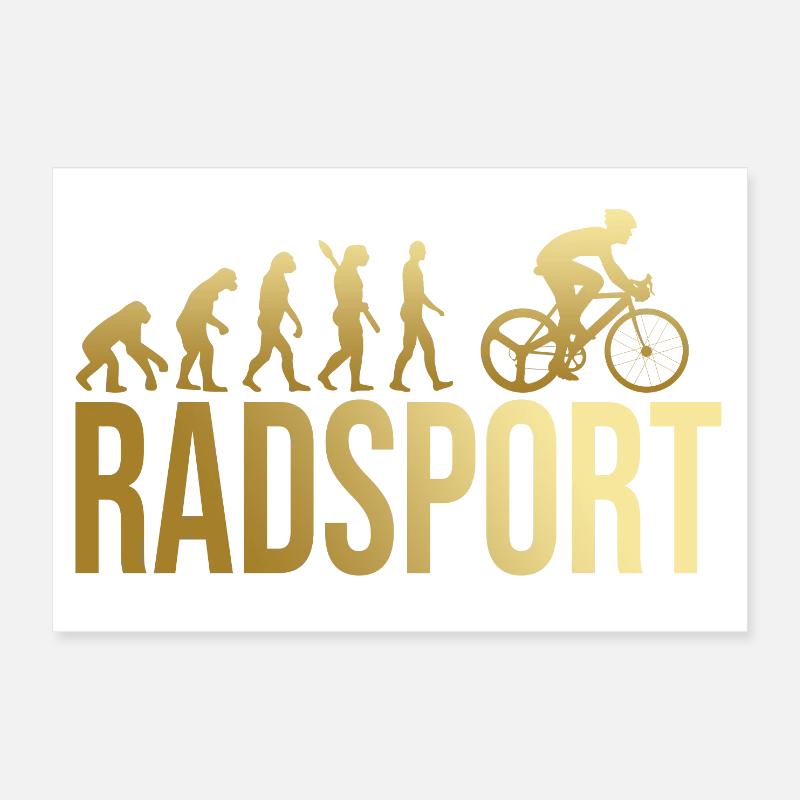 Evolution Radsport Poster 30x20 cm