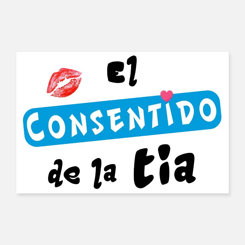 Auntie's pampered Poster 12" x 8" (30x20 cm)