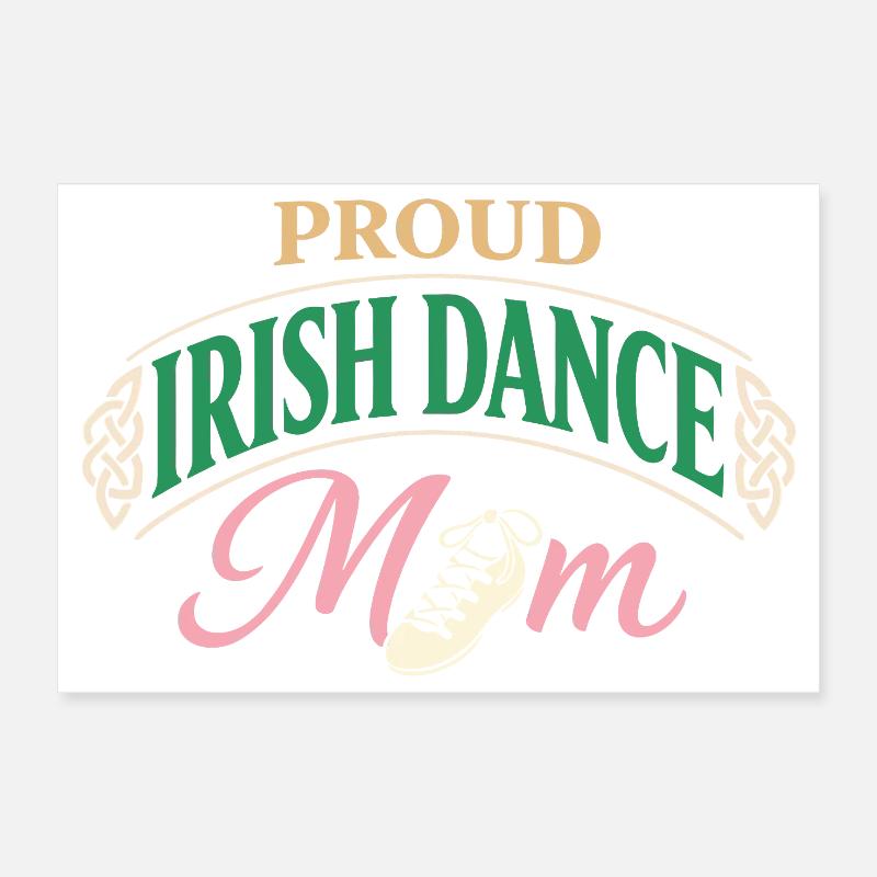 Irischer Tanz Step-dancing Celtic Fan Poster 30x20 cm
