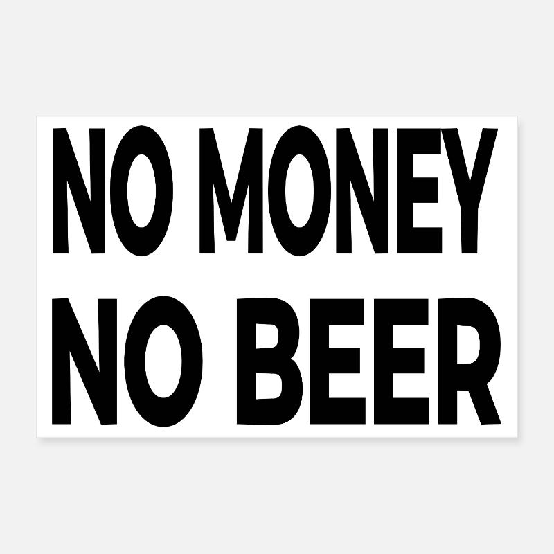Bier Poster 30x20 cm