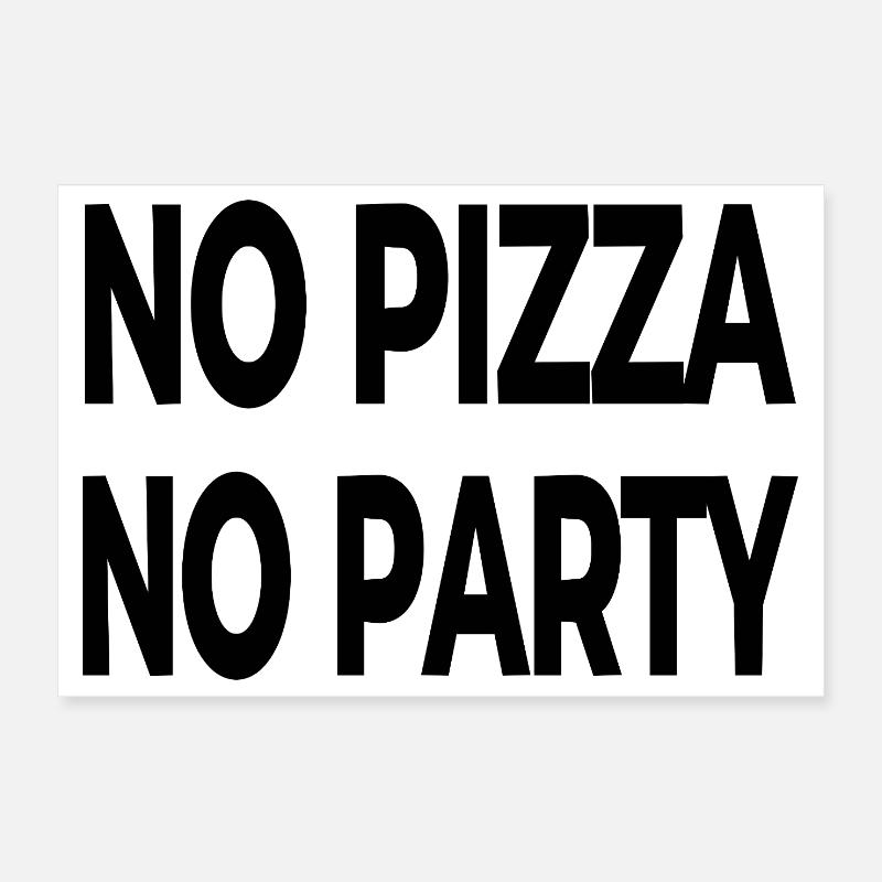 Pizza Poster 30 x 20 cm