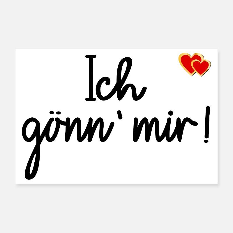 Planification de vie plaisir indulgence Poster 30 x 20 cm