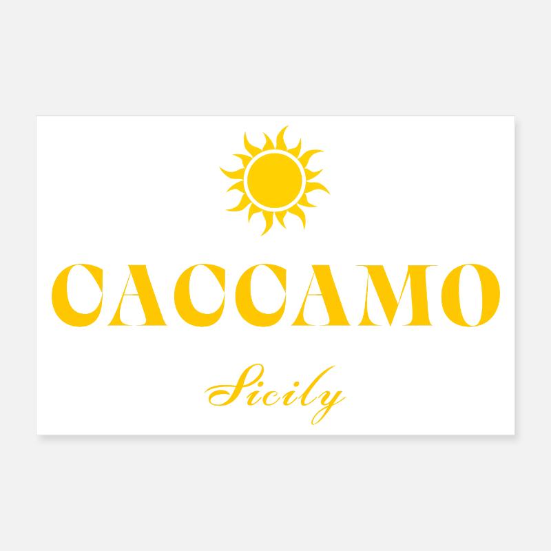 Caccamo Sicily Sun  Poster 12" x 8" (30x20 cm)