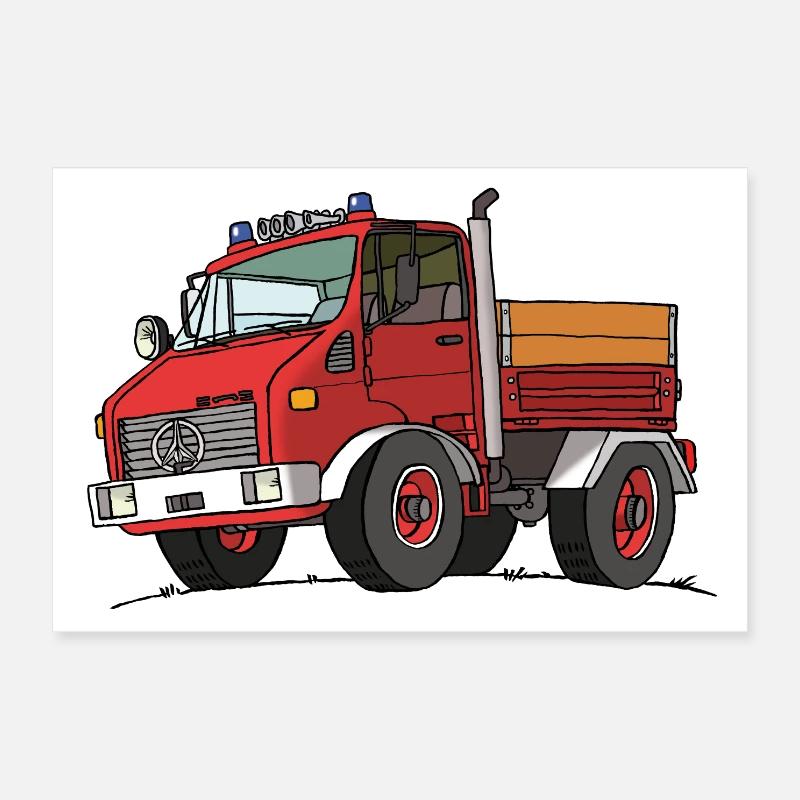 FeuerMog - Poster 30x20 cm - Weiß