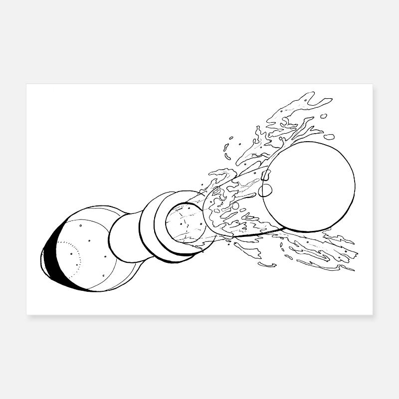 Bonne année - Bouchon de bouteille de Poster 30 x 20 cm
