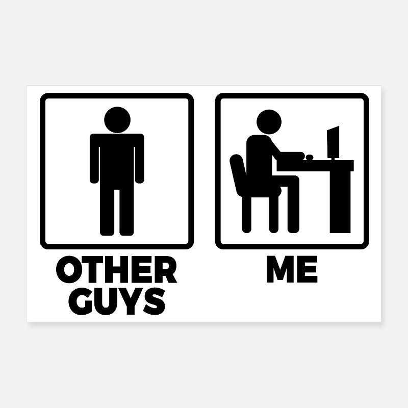 Andere Programmierer und ich Poster 30x20 cm