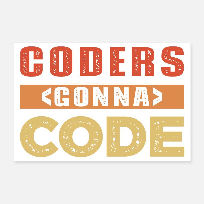 Developer Saying Poster 12" x 8" (30x20 cm)