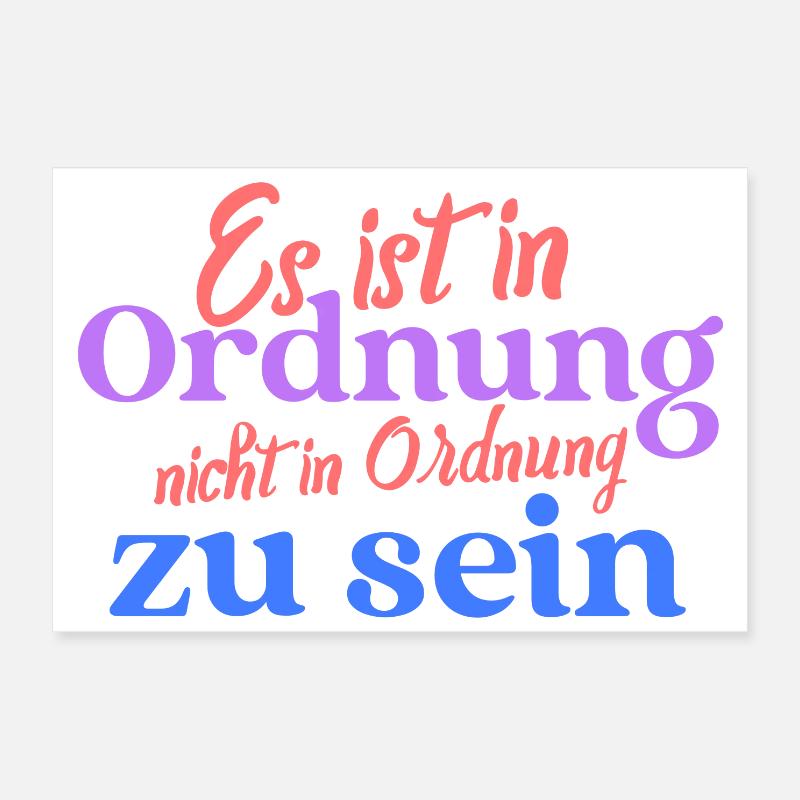 C’est normal de ne pas aller bien Poster 30 x 20 cm