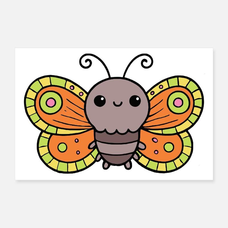Papillon Poster 30 x 20 cm