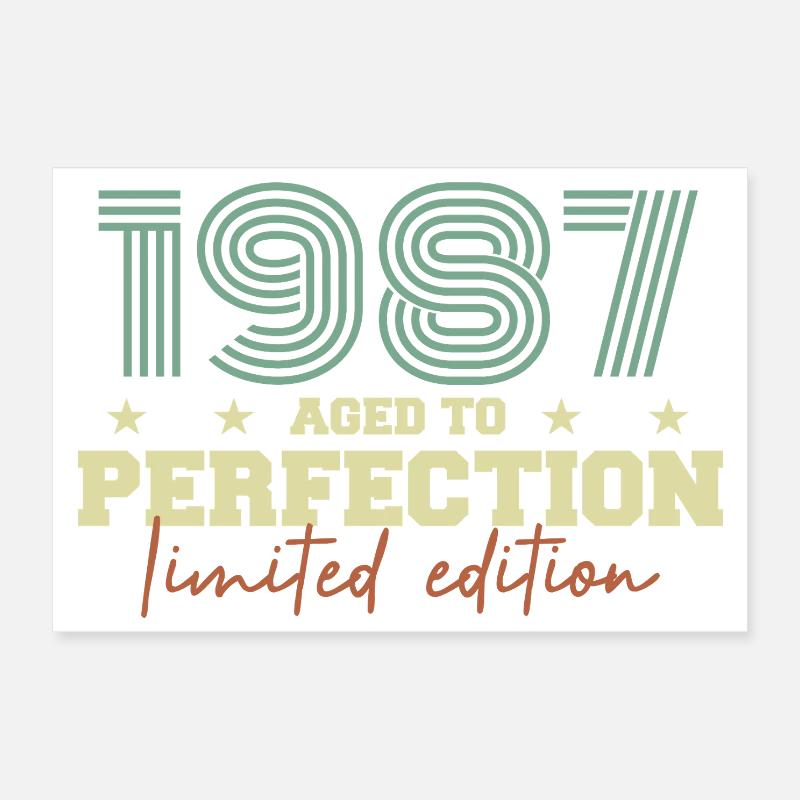 1987 Poster 30 x 20 cm