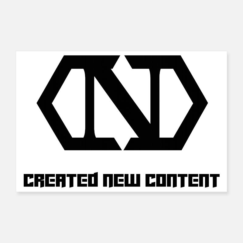 CREATED_NEW_CONTENT_2.0 Poster 30 x 20 cm