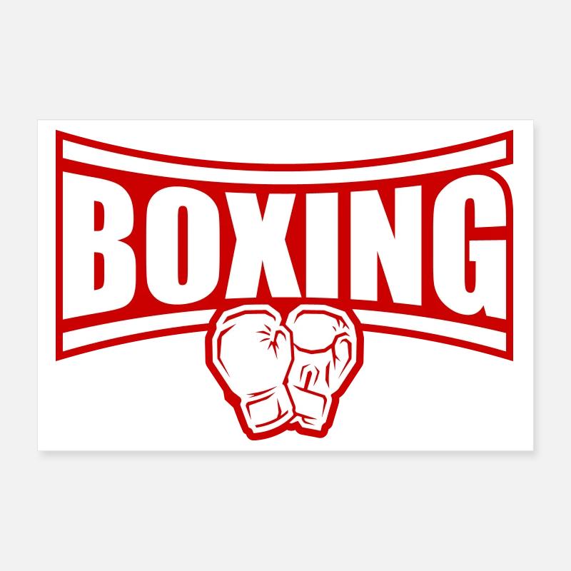 Boxing Boxen Poster 30x20 cm