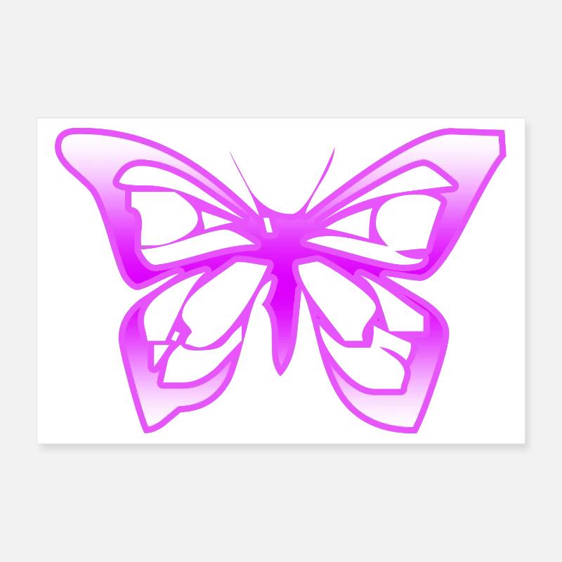 Butterfly Poster 12" x 8" (30x20 cm)
