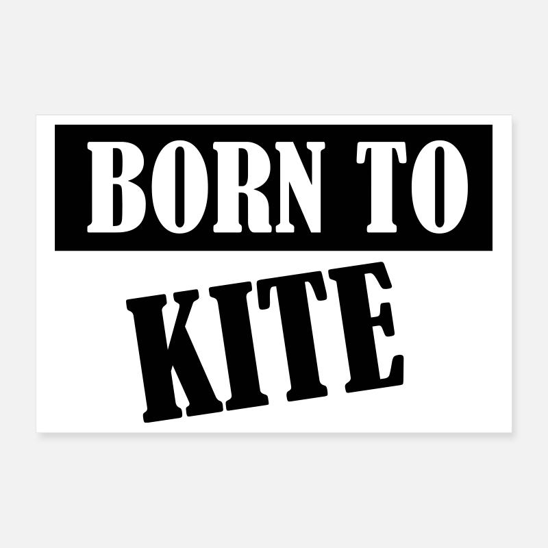 Kiteboard,Kiteboarder,Kite,Kiteboarding,Sea,Board Poster 12" x 8" (30x20 cm)