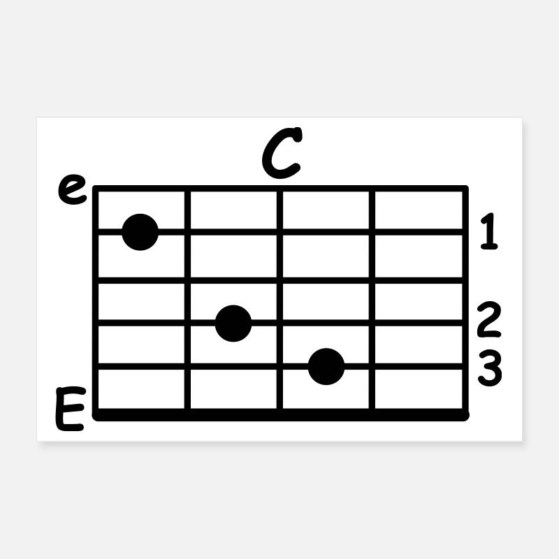chord Poster 12" x 8" (30x20 cm)