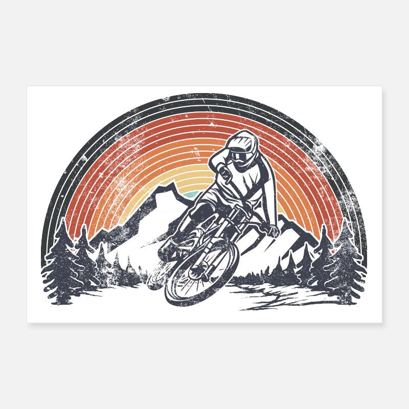 Millésime de descente Poster 30 x 20 cm