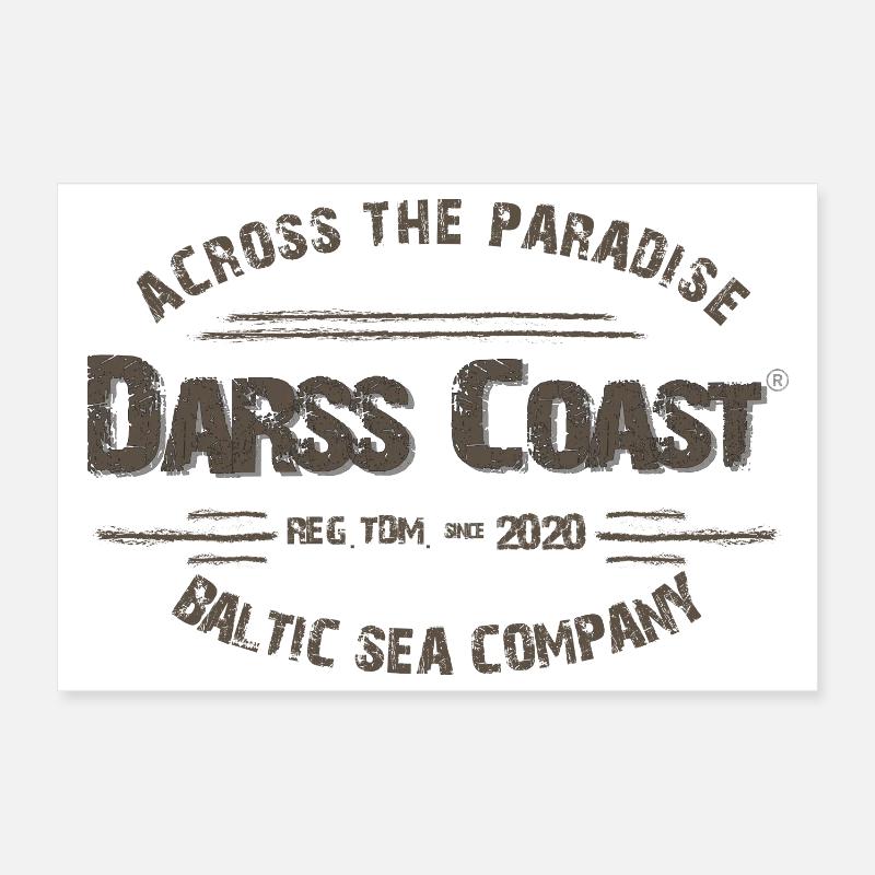 Darss Coast - Dein Statement für den Darß Poster 30x20 cm