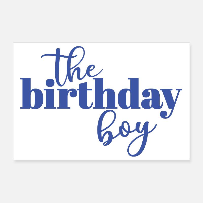 Le garçon d’anniversaire Poster 30 x 20 cm