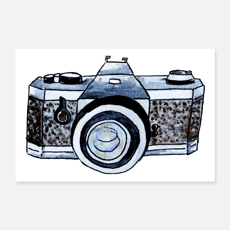 Camera Poster 12" x 8" (30x20 cm)