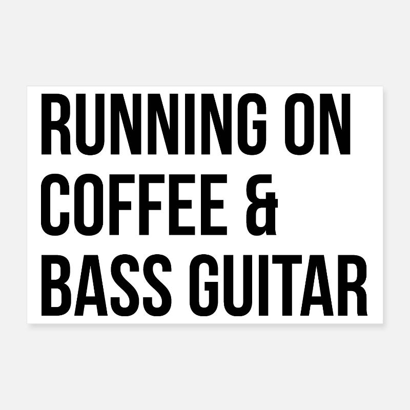 guitare basse Poster 30 x 20 cm