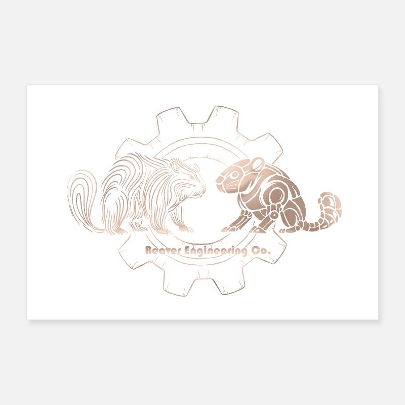 Timberborn – Beaver Engineering Co. Poster 30 x 20 cm