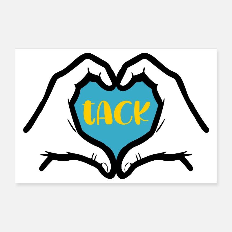 Merci Poster 30 x 20 cm