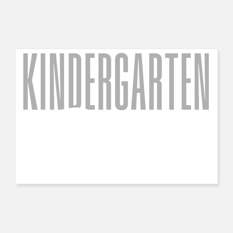 Kindergartengruppe Lehrerin Vorschule Poster 30x20 cm