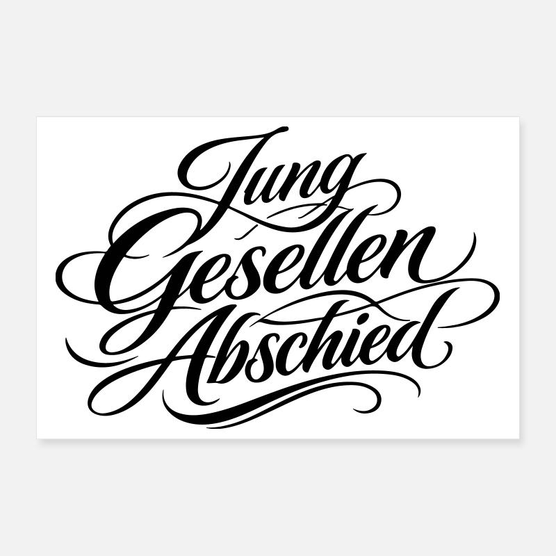 Bachelor party Jga Poster 12" x 8" (30x20 cm)
