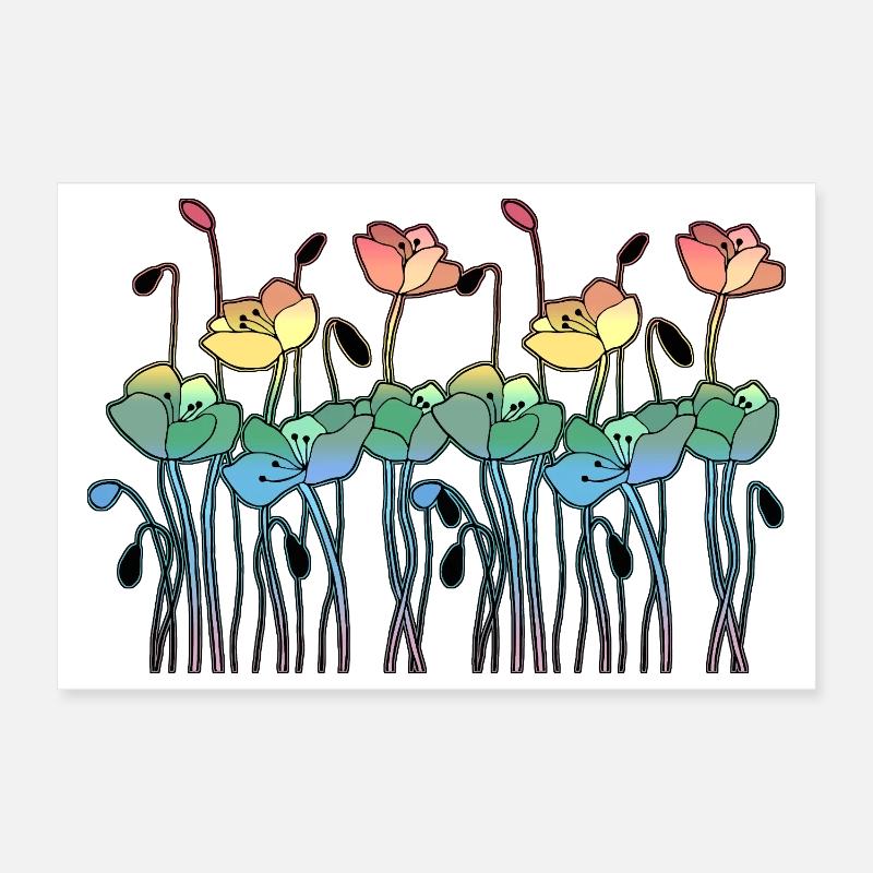 Fleur Poster 30 x 20 cm
