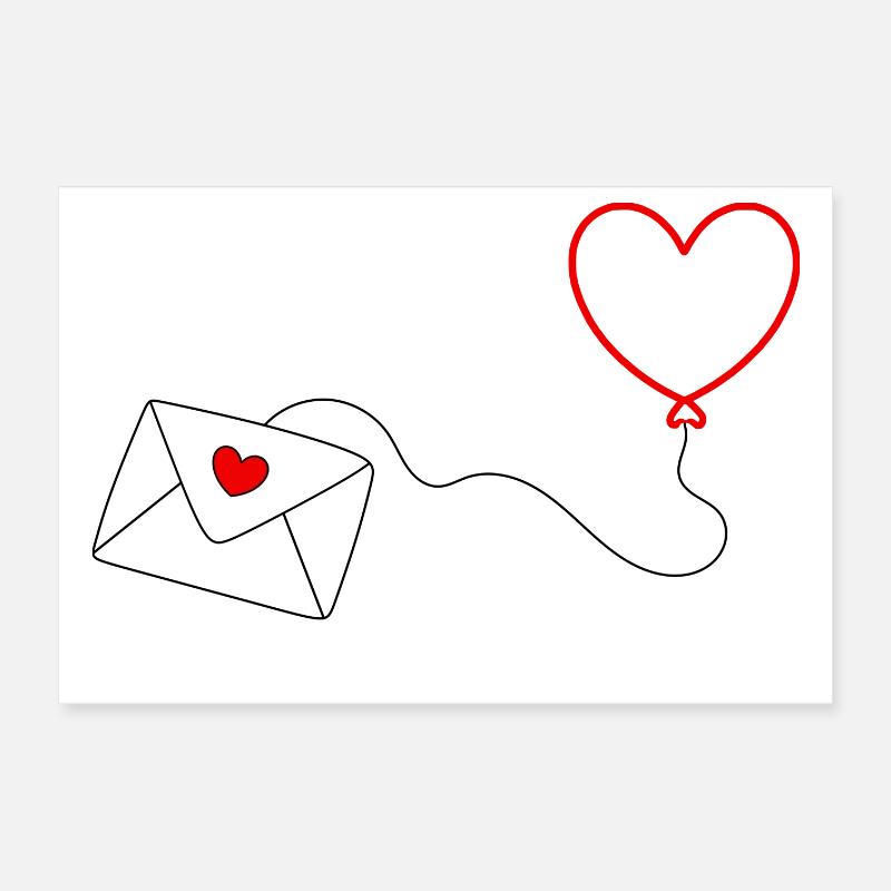 Valentinstag, Valentinstag, Valentinstag Poster 30x20 cm