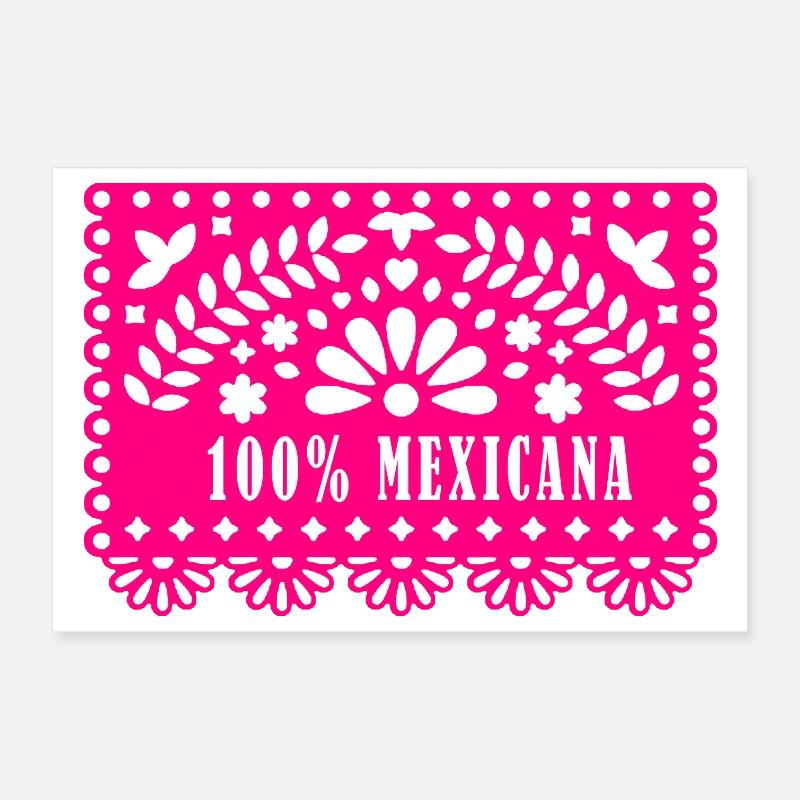 100 MEXICAINS Poster 30 x 20 cm