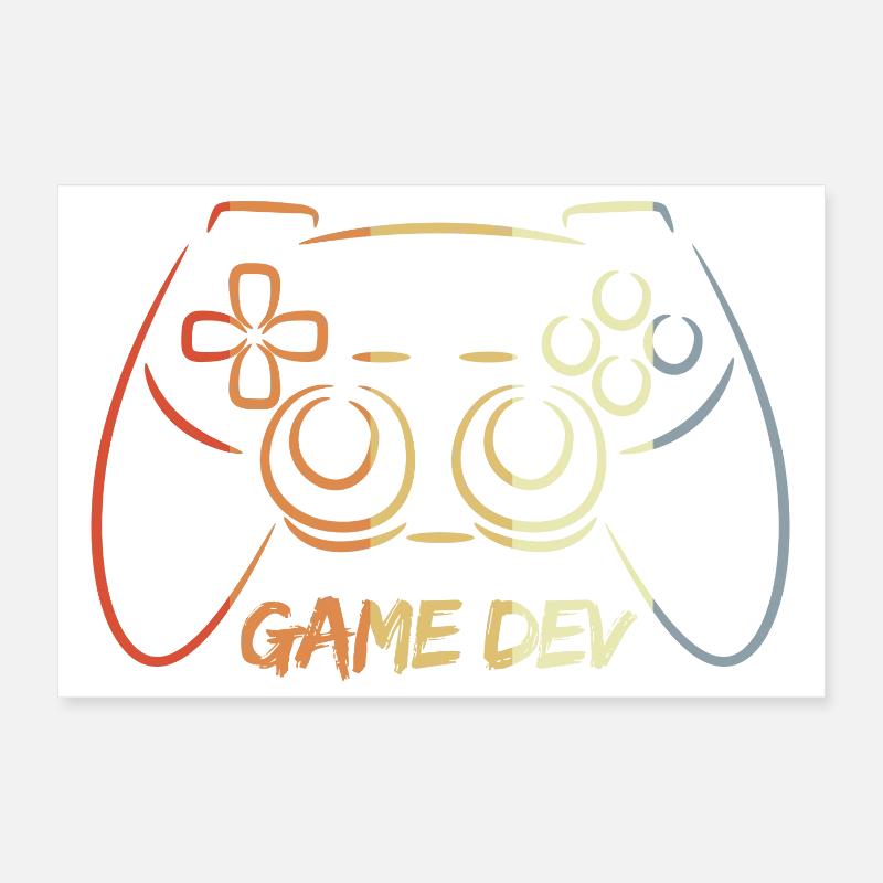 Games Developer Poster 12" x 8" (30x20 cm)