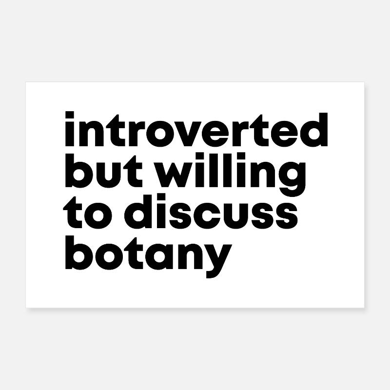 Botany Poster 12" x 8" (30x20 cm)