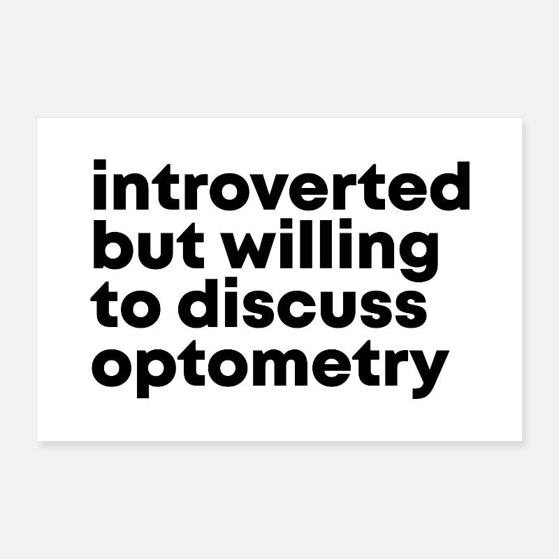 Optometry Poster 12" x 8" (30x20 cm)