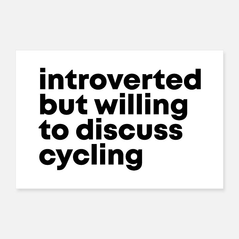 cyclisme Poster 30 x 20 cm