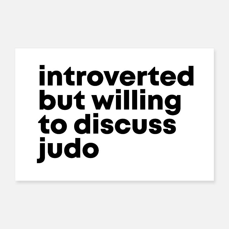 Judo Poster 30x20 cm