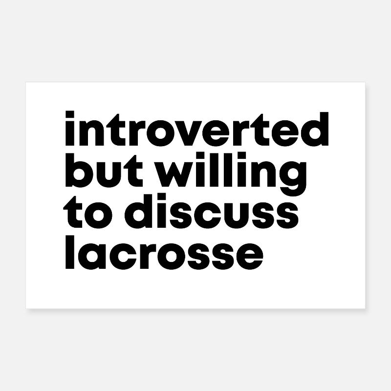 Lacrosse Poster 30 x 20 cm