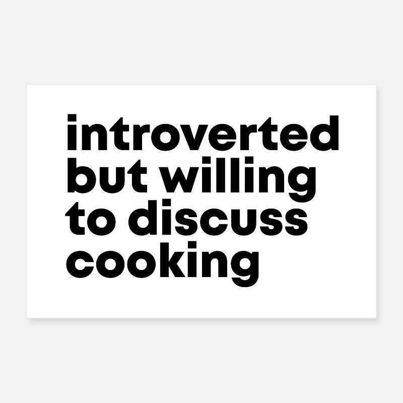 Cooking Poster 12" x 8" (30x20 cm)