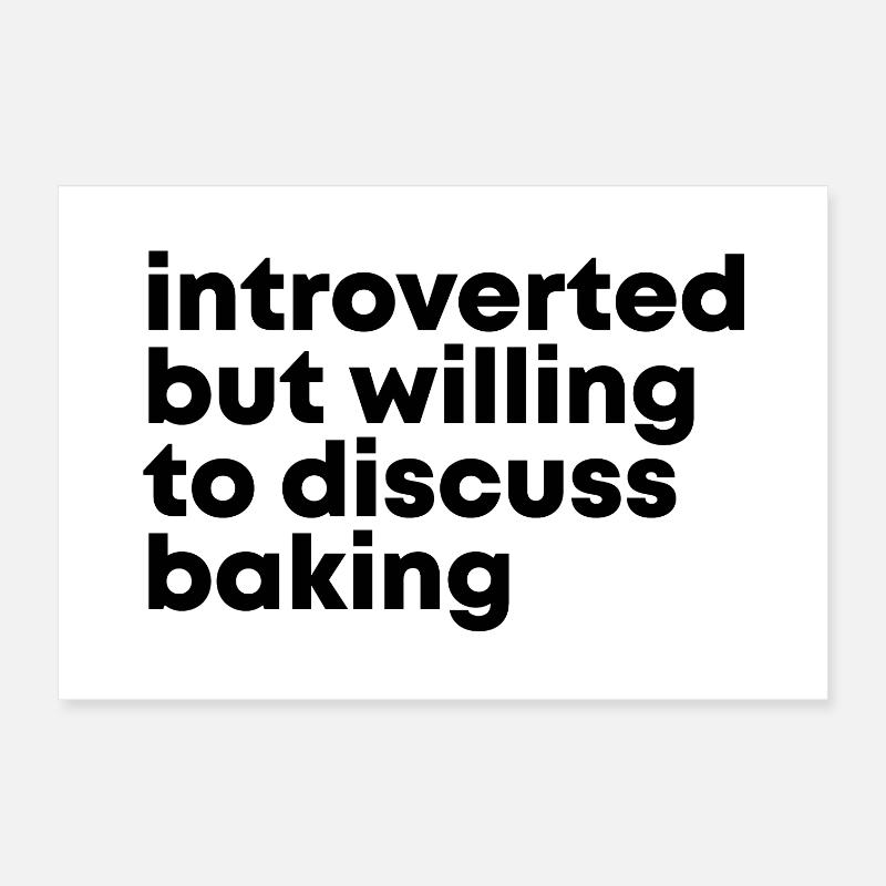Backen Poster 30x20 cm