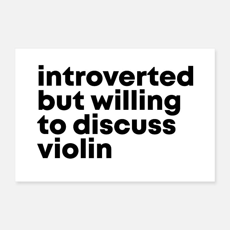 violon Poster 30 x 20 cm