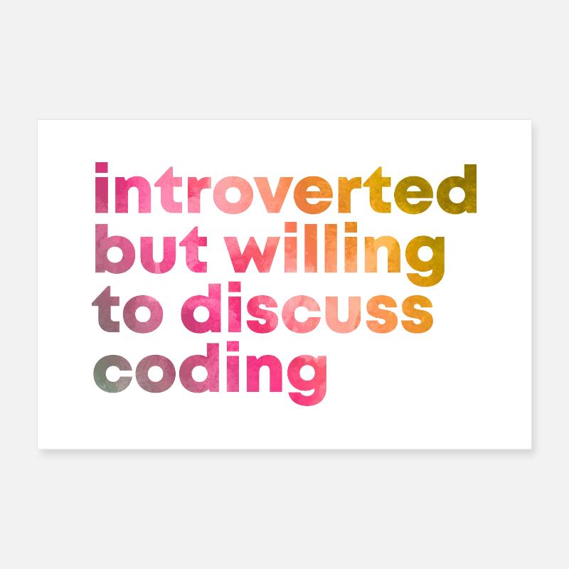 codage Poster 30 x 20 cm