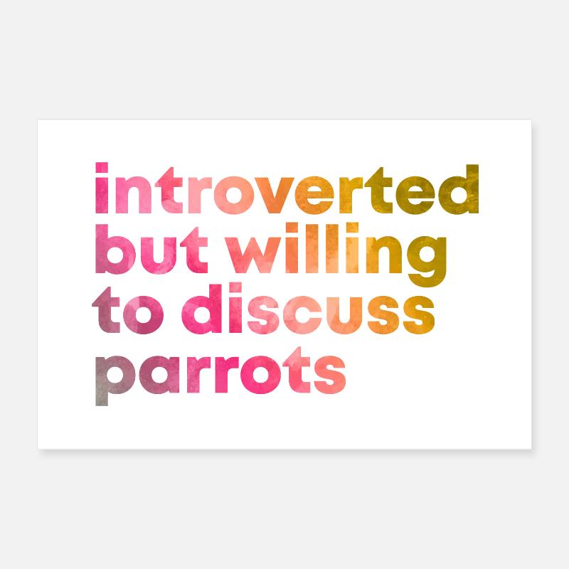 perroquet Poster 30 x 20 cm